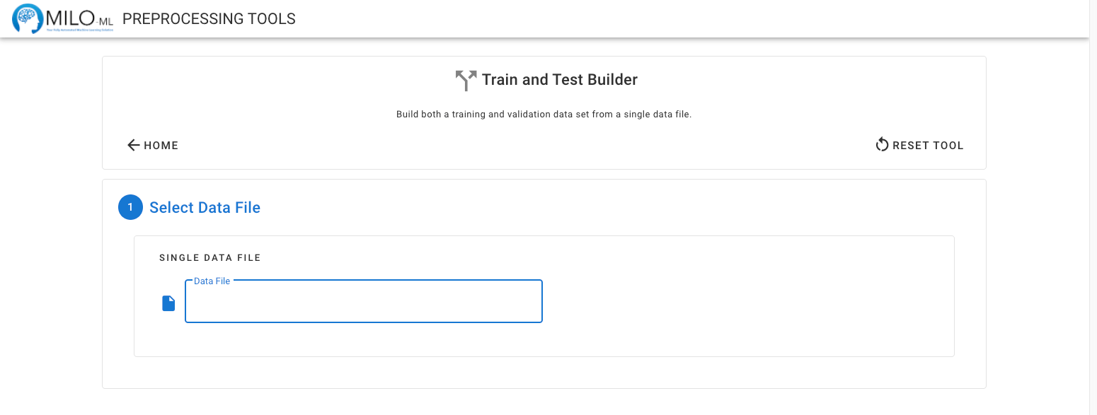 Select Single Data File