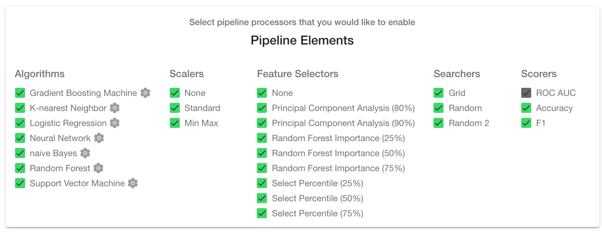 Pipeline Elements