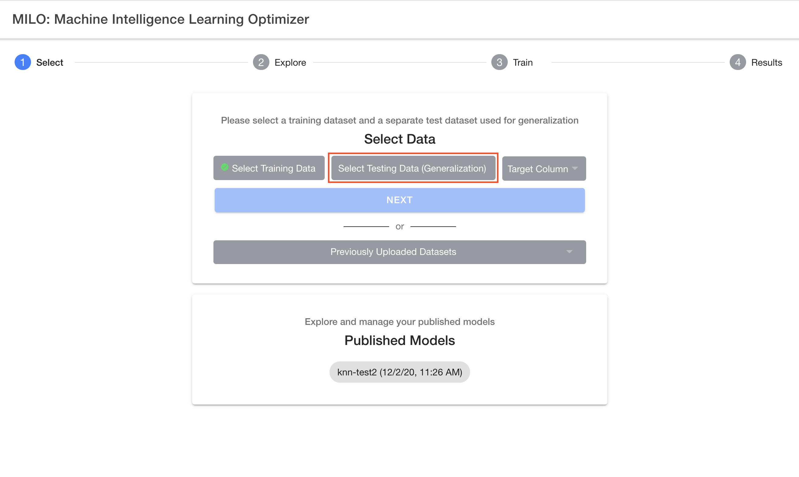 Selecting Data